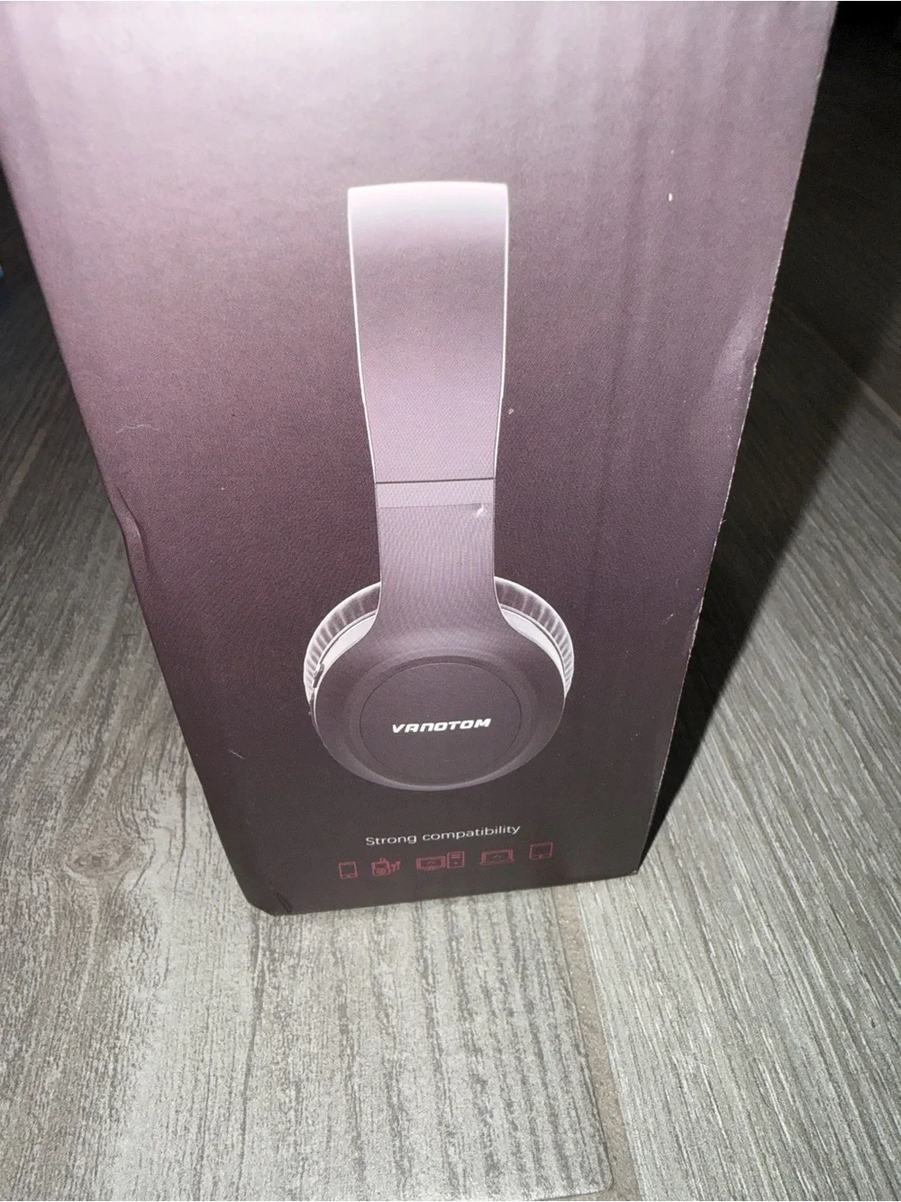 VANOTOM R916 Wireless Bluetooth 5.3 Over-Ear Headphones Black NEW